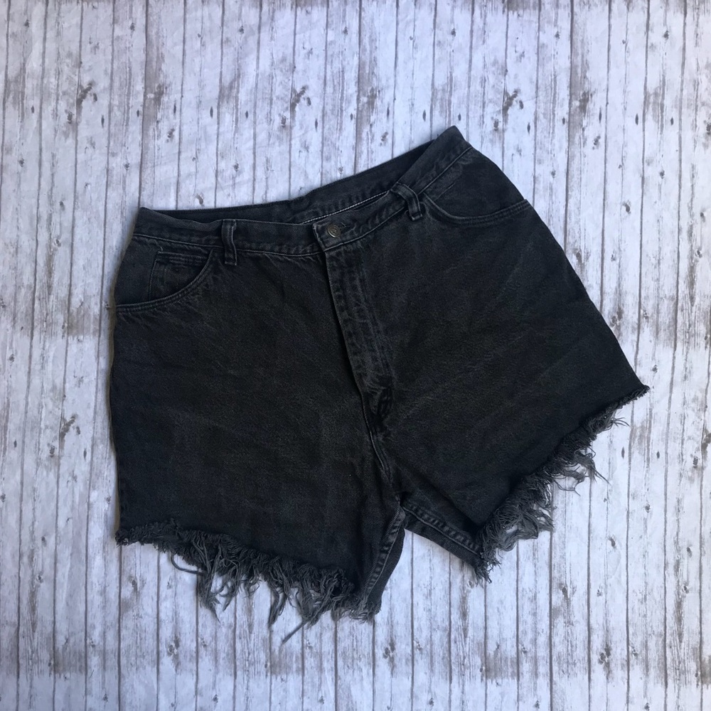 High Waist Jean Shorts